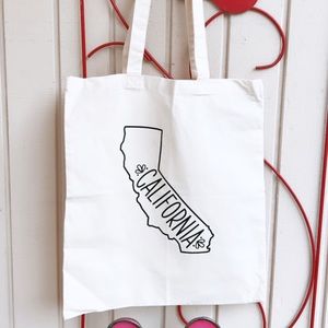 Handmade California Tote Bag